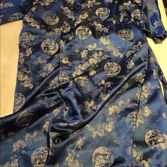 Solz Squirrel Long Blue Robe - Picture 7 of 7